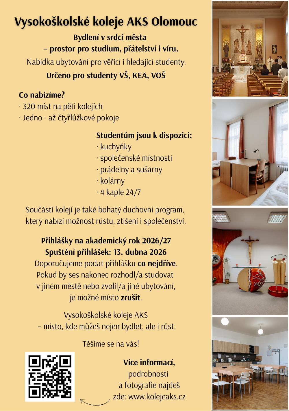 2026 03 vysokoskolske koleje aks olomouc